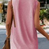 Pin-Tuck Round Neck Tank - Opulent EmpirePin-Tuck Round Neck TankOpulent Empire