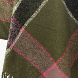 Plaid Fringe Detail Poncho - Opulent EmpirePlaid Fringe Detail PonchoOpulent EmpireClothing