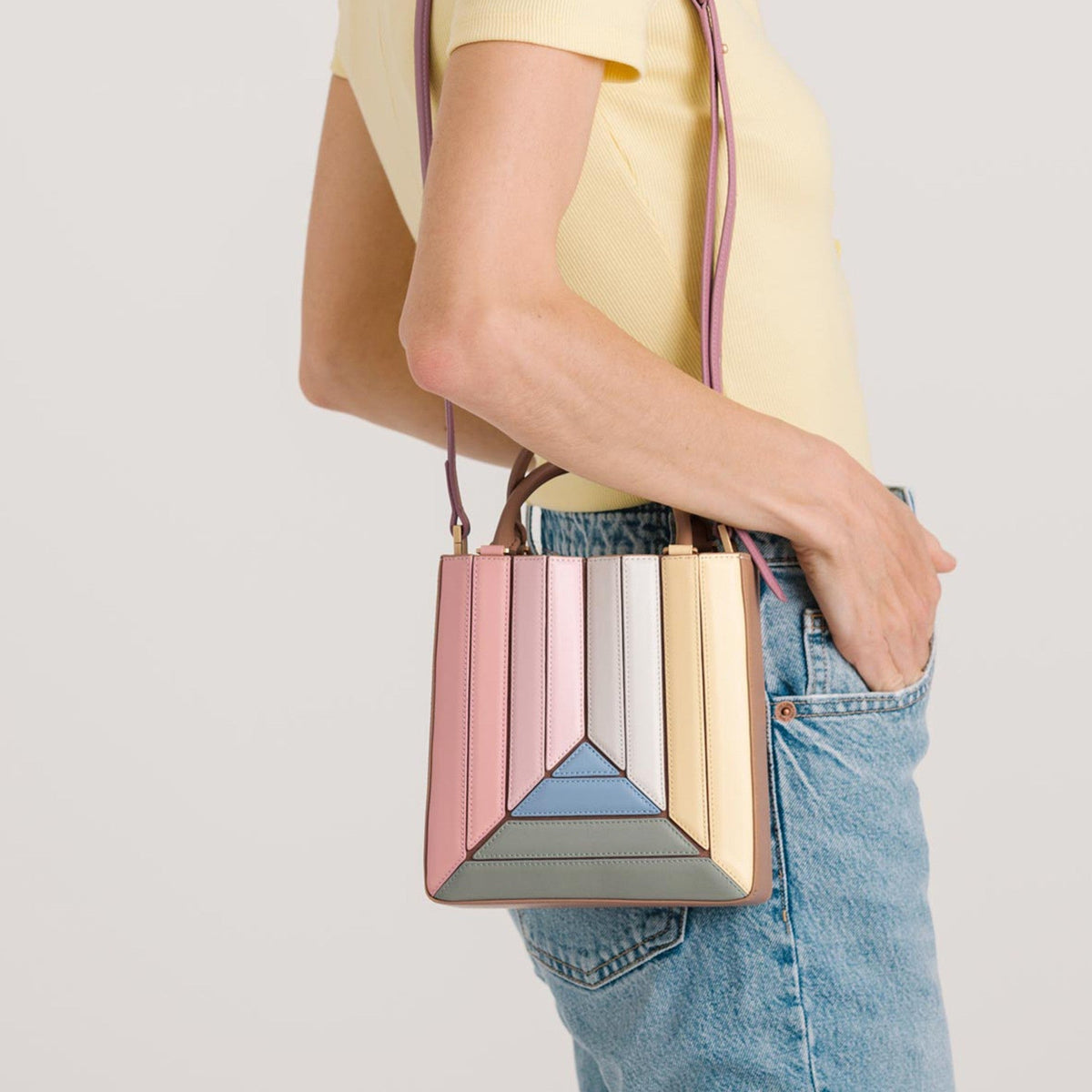 Elara™ — Pleated One-Shoulder Handbag, alternate view 4