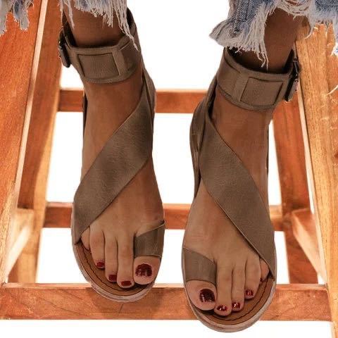 Plus size sandals women flat Roman shoes - Opulent EmpirePlus size sandals women flat Roman shoesOpulent Empire0