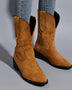 Point Toe Block Heel Boots - Opulent EmpirePoint Toe Block Heel BootsOpulent Empire