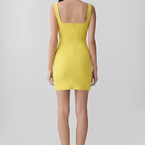 Marisol Fontaine — Beach Party Tropical Rhinestone Bandage Mini Dress, alternate view 2