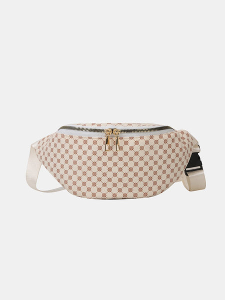 Printed PU Leather Sling Bag - Opulent EmpirePrinted PU Leather Sling BagOpulent Empire