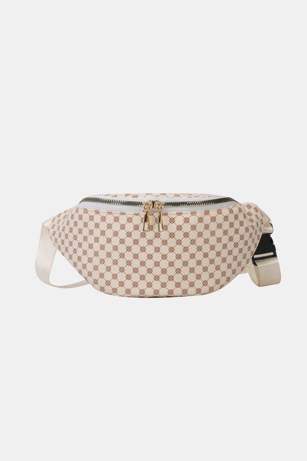 Printed PU Leather Sling Bag - Opulent EmpirePrinted PU Leather Sling BagOpulent Empire