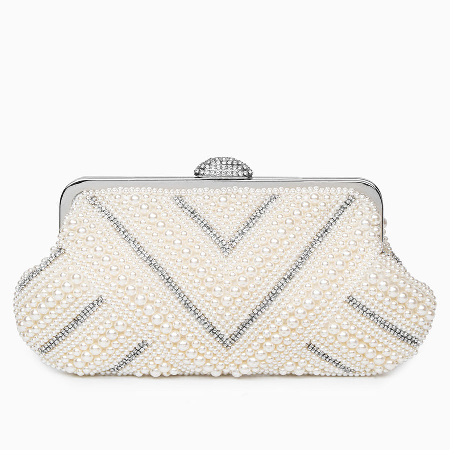 Pristine Pearl Clutch Bag - Opulent Empire