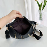 PU Leather Multi Zipper Shoulder Bag - Opulent EmpirePU Leather Multi Zipper Shoulder BagOpulent Empire