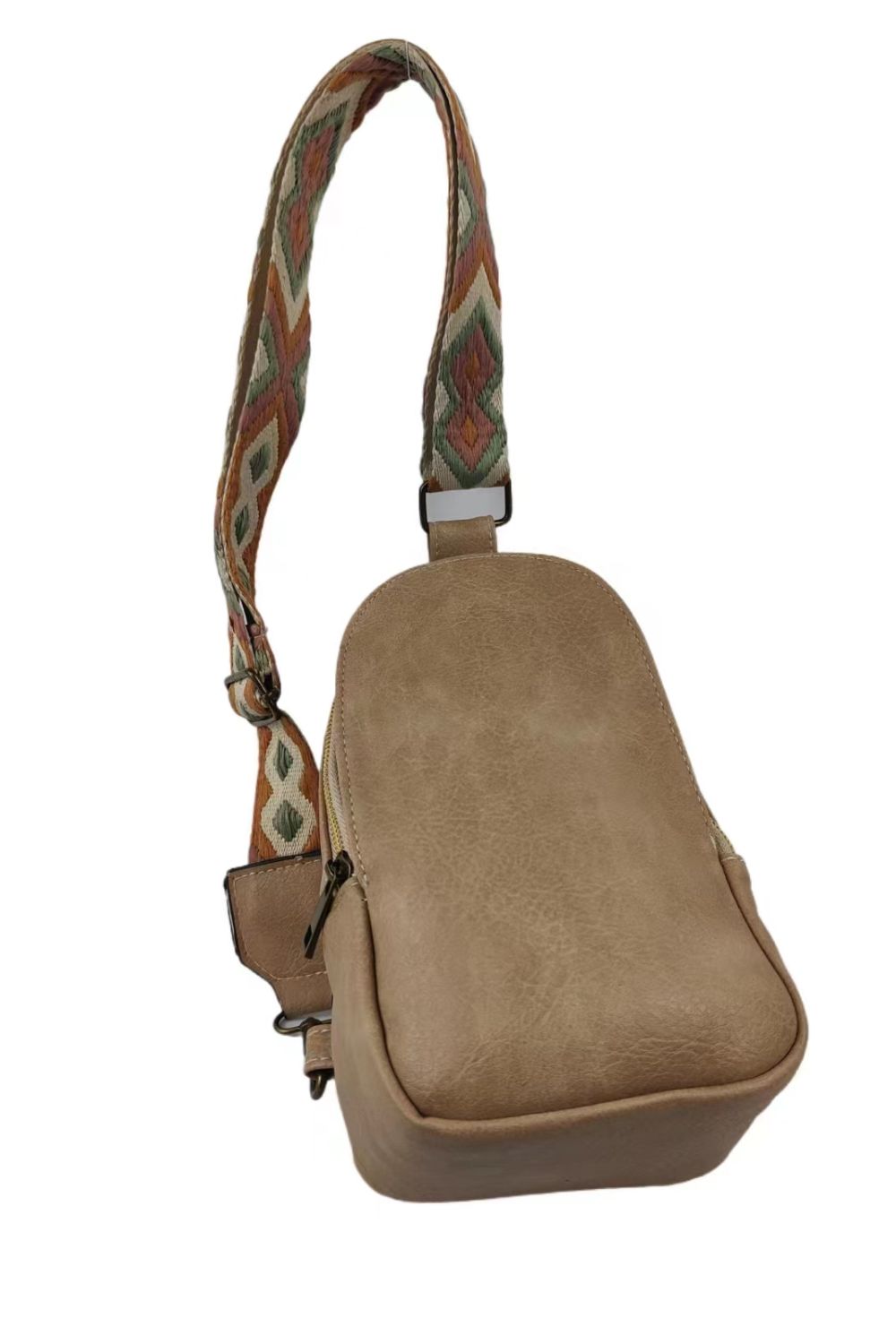 Quinn™ — Adjustable Strap Leather Sling Bag, alternate view 11