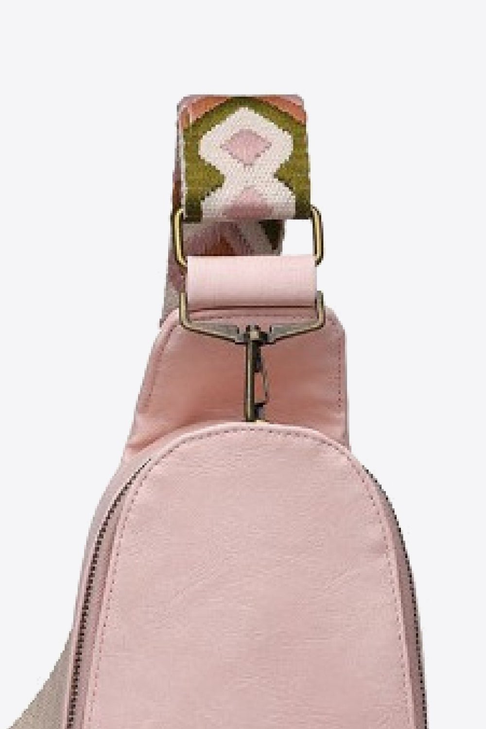 Quinn™ — Adjustable Strap Leather Sling Bag, alternate view 4