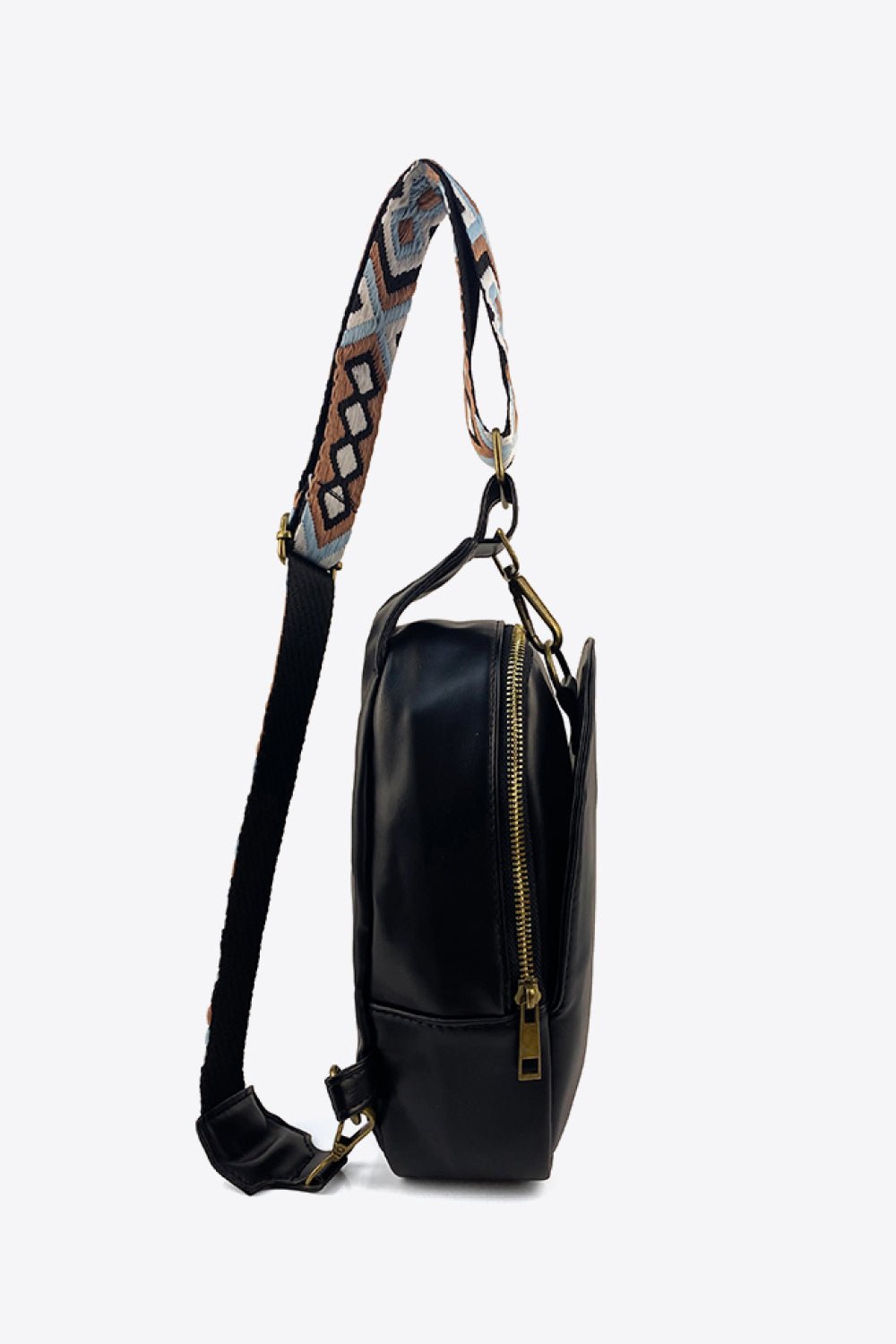 Quinn™ — Adjustable Strap Leather Sling Bag, alternate view 9