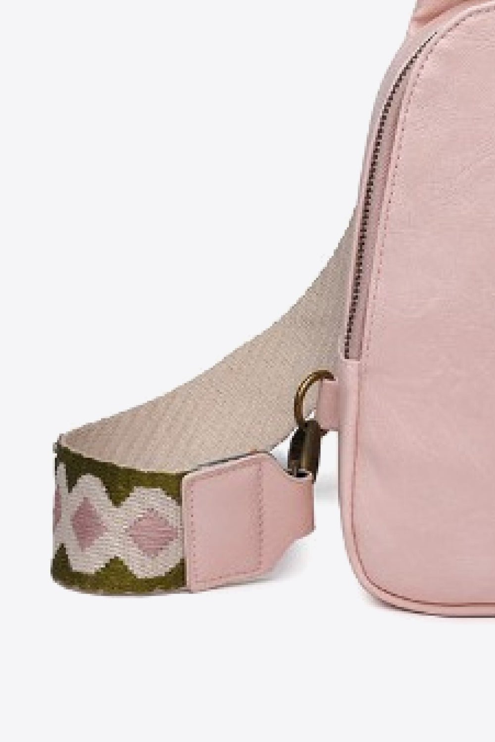 Quinn™ — Adjustable Strap Leather Sling Bag, alternate view 5