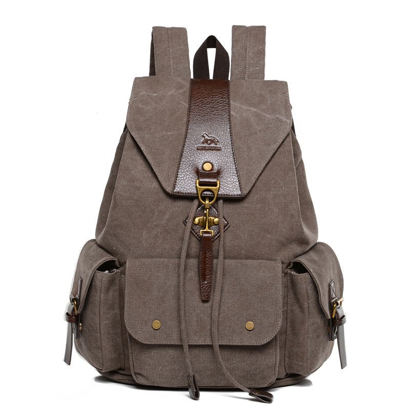 Retro Male Outdoor Canvas Big Travel Backpack - Opulent EmpireRetro Male Outdoor Canvas Big Travel BackpackOpulent EmpireMen Backpack