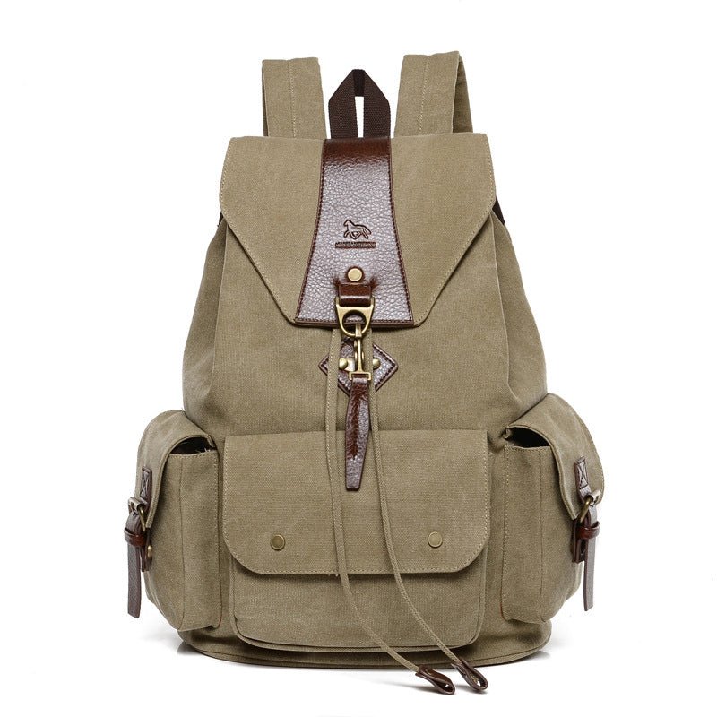 Retro Male Outdoor Canvas Big Travel Backpack - Opulent EmpireRetro Male Outdoor Canvas Big Travel BackpackOpulent EmpireMen Backpack