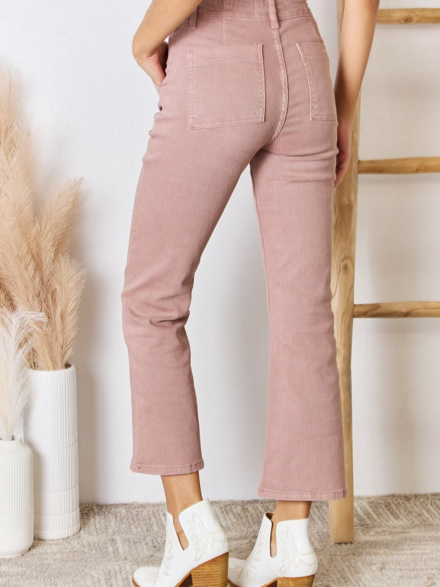 RISEN Full Size High Rise Ankle Flare Jeans - Opulent EmpireRISEN Full Size High Rise Ankle Flare JeansOpulent Empire