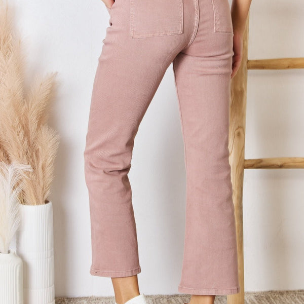 RISEN Full Size High Rise Ankle Flare Jeans - Opulent EmpireRISEN Full Size High Rise Ankle Flare JeansOpulent Empire