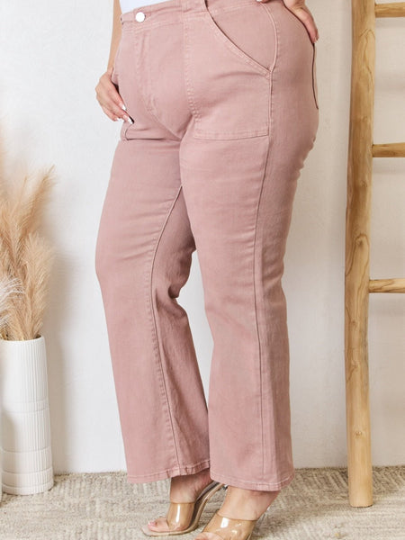 RISEN Full Size High Rise Ankle Flare Jeans - Opulent EmpireRISEN Full Size High Rise Ankle Flare JeansOpulent Empire