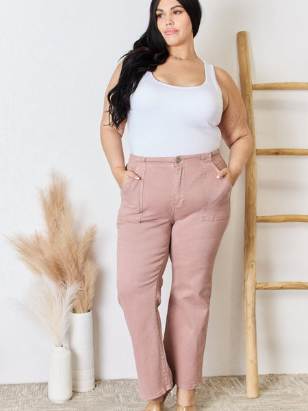 RISEN Full Size High Rise Ankle Flare Jeans - Opulent EmpireRISEN Full Size High Rise Ankle Flare JeansOpulent Empire