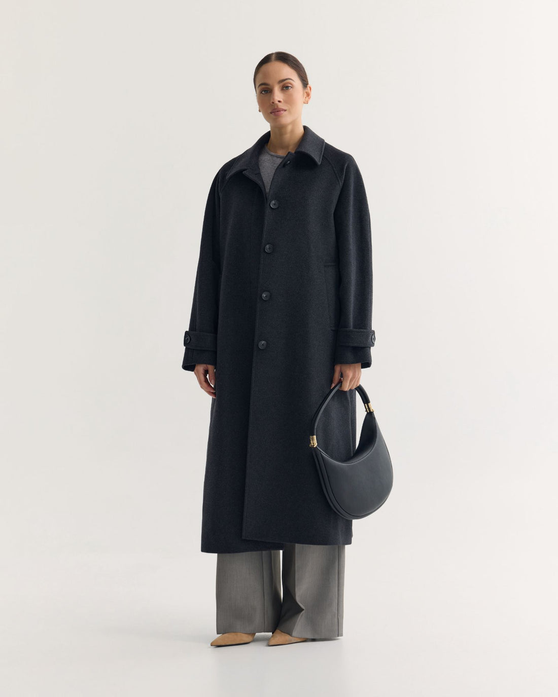 Sage Monaco — Wool Coat, alternate view 5