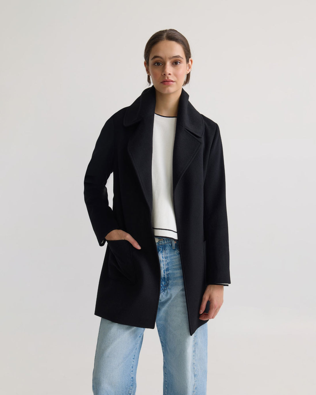 Ellis Monaco — Wool Coat, alternate view 3