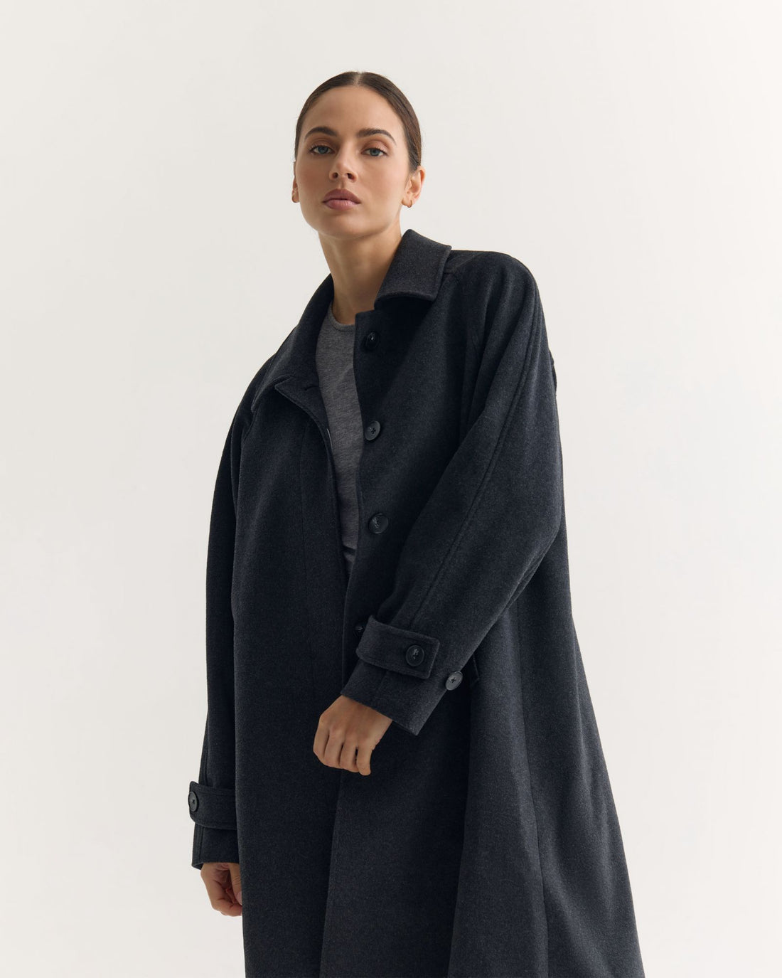 Sage Monaco — Wool Coat, alternate view 3