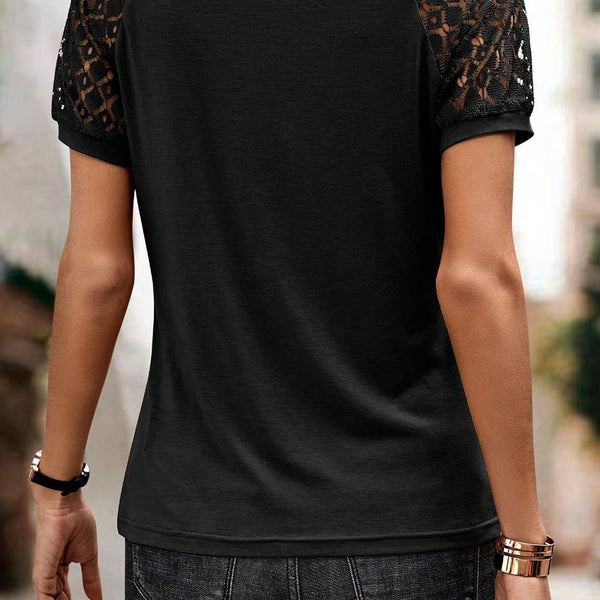 Round Neck Short Sleeve T-Shirt - Opulent EmpireRound Neck Short Sleeve T-ShirtOpulent Empire