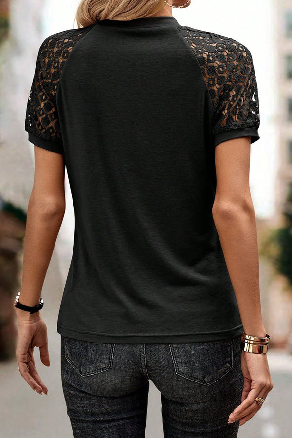 Round Neck Short Sleeve T-Shirt - Opulent EmpireRound Neck Short Sleeve T-ShirtOpulent Empire