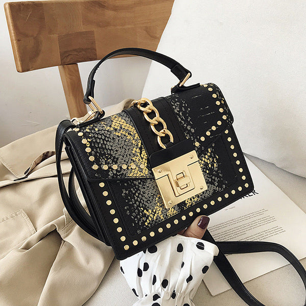 Serpentine Shoulder Bag - Opulent Empire