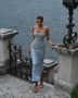 Evangeline Sharaé — Handcrafted embellished couture evening gown — Style SH12059