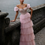Valentina Sharaé — Handcrafted embellished couture evening gown — Style SH11607