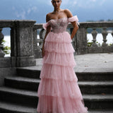 Valentina Sharaé — Handcrafted embellished couture evening gown — Style SH11607, alternate view 2