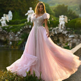 Genevieve Sharaé — Handcrafted embellished couture evening gown — Style SH11608