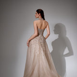 Arielle Sharaé — Handcrafted embellished couture evening gown — Style SH12020, alternate view 4