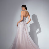 Arielle Sharaé — Handcrafted embellished couture evening gown — Style SH12020, alternate view 6