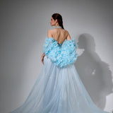 Theodora Sharaé — Handcrafted embellished couture evening gown — Style SH12045, alternate view 8