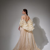Theodora Sharaé — Handcrafted embellished couture evening gown — Style SH12045, alternate view 11