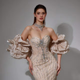 Octavia Sharaé — Handcrafted embellished couture evening gown — Style SH12049, alternate view 5