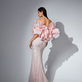 Octavia Sharaé — Handcrafted embellished couture evening gown — Style SH12049, alternate view 9