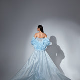 Samara Sharaé — Handcrafted embellished couture evening gown — Style SH12052, alternate view 7