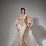 Samara Sharaé — Handcrafted embellished couture evening gown — Style SH12052, alternate view 8