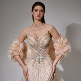 Samara Sharaé — Handcrafted embellished couture evening gown — Style SH12052, alternate view 9