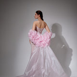 Samara Sharaé — Handcrafted embellished couture evening gown — Style SH12052, alternate view 13