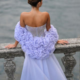 Samara Sharaé — Handcrafted embellished couture evening gown — Style SH12052, alternate view 3