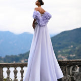 Samara Sharaé — Handcrafted embellished couture evening gown — Style SH12052, alternate view 5