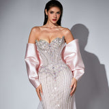 Arabella Sharaé — Handcrafted embellished couture evening gown — Style SH12053, alternate view 6