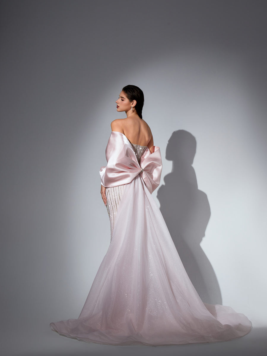 Arabella Sharaé — Handcrafted embellished couture evening gown — Style SH12053, alternate view 7