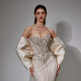 Arabella Sharaé — Handcrafted embellished couture evening gown — Style SH12053, alternate view 8