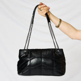 SHOMICO PU Leather Chain Handbag - Opulent EmpireSHOMICO PU Leather Chain HandbagOpulent Empire