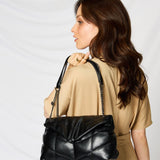 SHOMICO PU Leather Chain Handbag - Opulent EmpireSHOMICO PU Leather Chain HandbagOpulent Empire