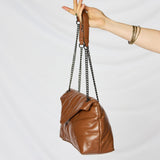 SHOMICO PU Leather Chain Handbag - Opulent EmpireSHOMICO PU Leather Chain HandbagOpulent Empire