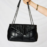 SHOMICO PU Leather Chain Handbag - Opulent EmpireSHOMICO PU Leather Chain HandbagOpulent Empire