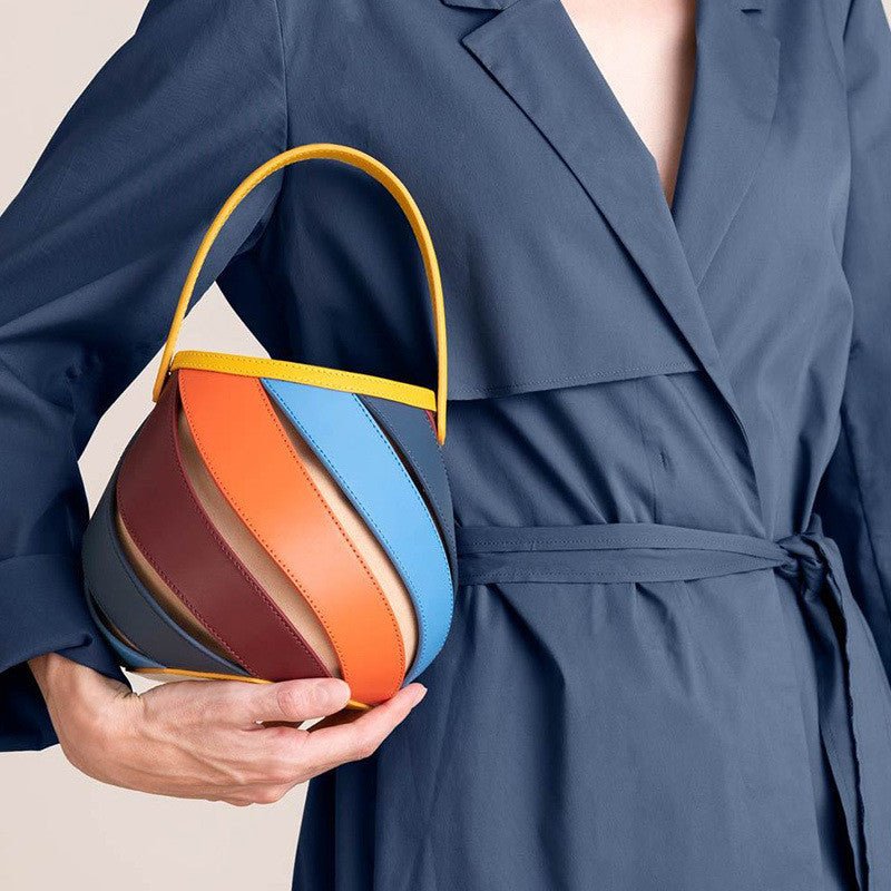 Annelise — Colour-Block Cylinder Shoulder Bag, alternate view 2
